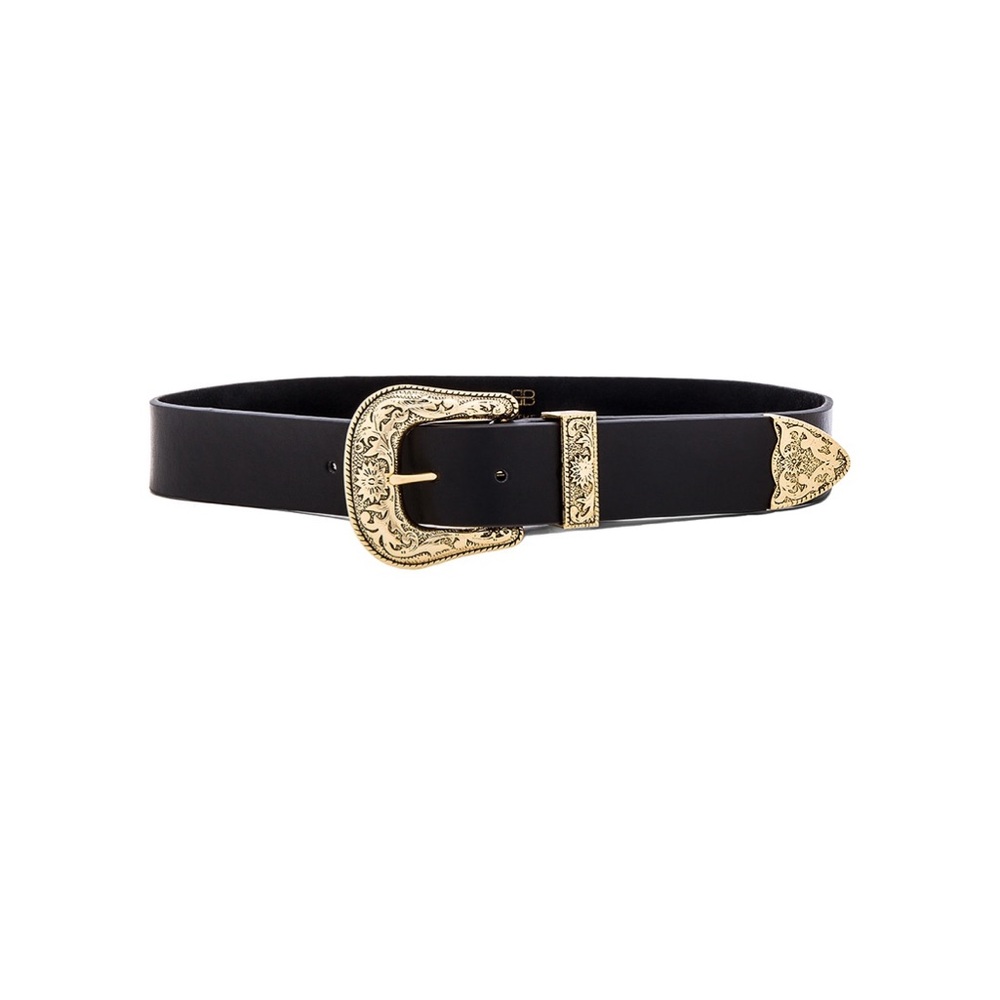 Below the belt new belt. Black and gold